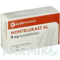 МОНТЕЛУКАСТ (MONTELUKAST) 4 мг таблетки 50 шт - Монтелукаст ALIUD PHARMA