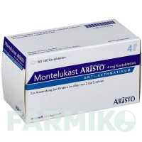 МОНТЕЛУКАСТ (MONTELUKAST) 4 мг таблетки 100 шт - Монтелукаст ARISTO PHARMA