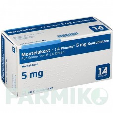 МОНТЕЛУКАСТ (MONTELUKAST) 5 мг таблетки 100 шт - Монтелукаст 1 A PHARMA