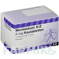 МОНТЕЛУКАСТ (MONTELUKAST) 5 мг таблетки 50 шт - Монтелукаст ABZ PHARMA