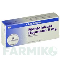МОНТЕЛУКАСТ (MONTELUKAST) 5 мг таблетки 20 шт - Монтелукаст HEUMANN PHARMA