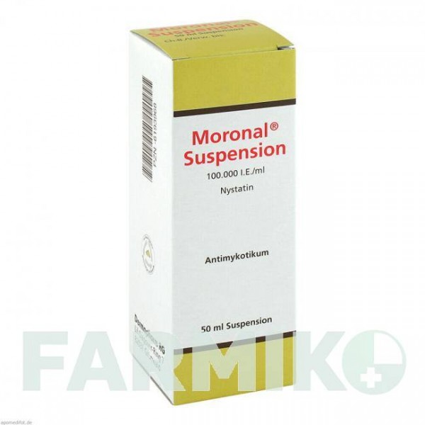 МОРОНАЛ (MORONAL) суспензія 50 мл - Ністатин DERMAPHARM