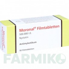 МОРОНАЛ (MORONAL) таблетки 50 шт - Нистатин DERMAPHARM