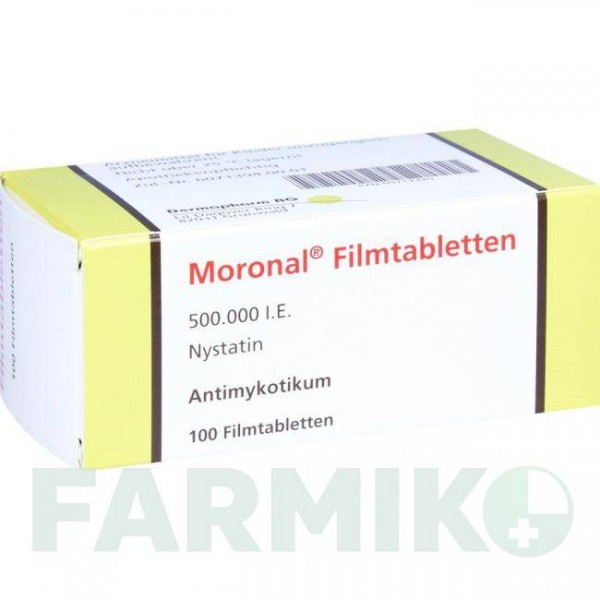 МОРОНАЛ (MORONAL) таблетки 100 шт - Нистатин DERMAPHARM