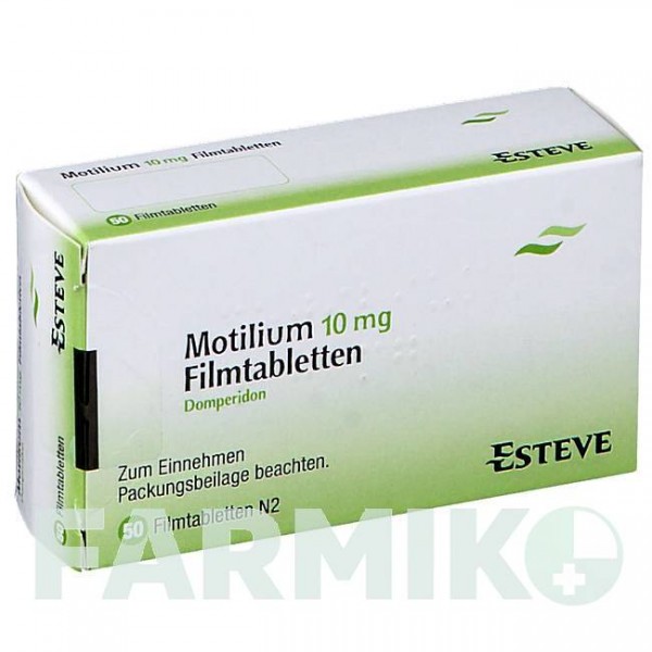 МОТИЛІУМ (MOTILIUM) таблетки 50 шт - Домперидон EMRA-MED