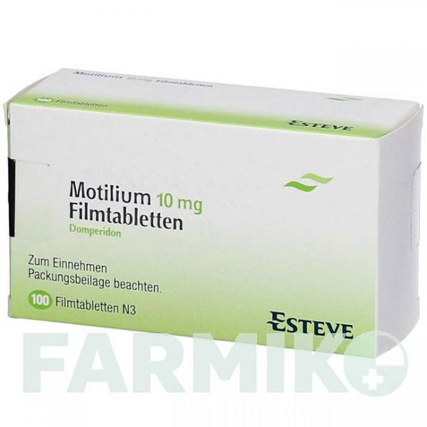МОТИЛІУМ (MOTILIUM) таблетки 100 шт - Домперидон EMRA-MED