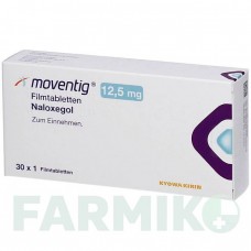 МОВЕНТИГ (MOVENTIG) 12,5 мг таблетки 30 шт - Налоксегол ORIFARM
