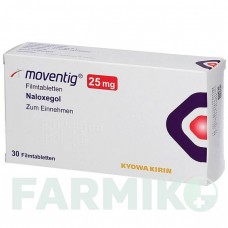 МОВЕНТИГ (MOVENTIG) 25 мг таблетки 30 шт - Налоксегол ABACUS MEDICINE