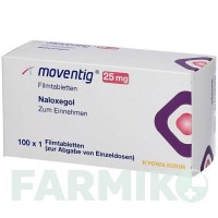 МОВЕНТІГ (MOVENTIG) 25 мг таблетки 100 шт - Налоксегол DOCPHARM
