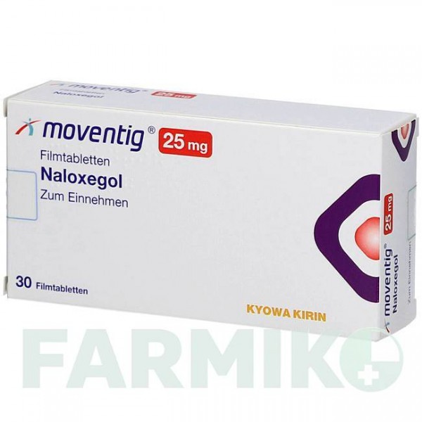 МОВЕНТІГ (MOVENTIG) 25 мг таблетки 30 шт - Налоксегол FD PHARMA