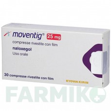МОВЕНТИГ (MOVENTIG) 25 мг таблетки 30 шт - Налоксегол HAEMATO PHARM