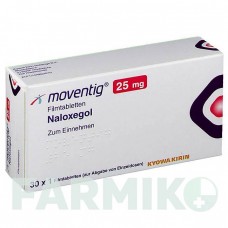 МОВЕНТИГ (MOVENTIG) 25 мг таблетки 30 шт - Налоксегол KYOWA KIRIN