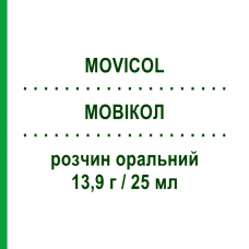МОВИКОЛ (MOVICOL) 13,9 г/25 мл раствор оральный 500 мл - Макрогол, Другое NORGINE