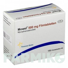 МОВЕЛ (MOWEL) 500 мг таблетки 150 шт - Мікофенолова кислота PANACEA BIOTEC