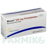 МОВЕЛ (MOWEL) 500 мг таблетки 250 шт - Мікофенолова кислота PANACEA BIOTEC