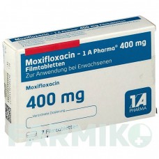 МОКСИФЛОКСАЦИН (MOXIFLOXACIN) 400 мг таблетки 7 шт - Моксифлоксацин 1 A PHARMA