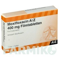 МОКСИФЛОКСАЦИН (MOXIFLOXACIN) 400 мг таблетки 7 шт - Моксифлоксацин ABZ PHARMA
