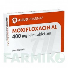 МОКСИФЛОКСАЦИН (MOXIFLOXACIN) 400 мг таблетки 10 шт - Моксифлоксацин ALIUD PHARMA
