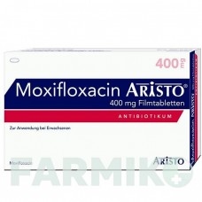 МОКСИФЛОКСАЦИН (MOXIFLOXACIN) 400 мг таблетки 10 шт - Моксифлоксацин ARISTO PHARMA