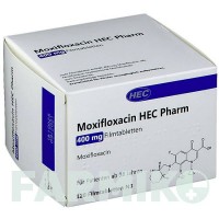 МОКСИФЛОКСАЦИН (MOXIFLOXACIN) 400 мг таблетки 120 шт - Моксифлоксацин HEC PHARM