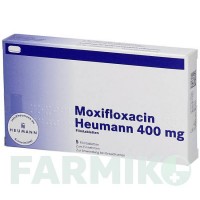 МОКСИФЛОКСАЦИН (MOXIFLOXACIN) 400 мг таблетки 5 шт - Моксифлоксацин HEUMANN PHARMA