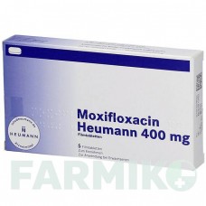 МОКСИФЛОКСАЦИН (MOXIFLOXACIN) 400 мг таблетки 5 шт - Моксифлоксацин HEUMANN PHARMA