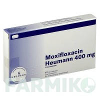 МОКСИФЛОКСАЦИН (MOXIFLOXACIN) 400 мг таблетки 10 шт - Моксифлоксацин HEUMANN PHARMA