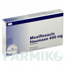 МОКСИФЛОКСАЦИН (MOXIFLOXACIN) 400 мг таблетки 10 шт - Моксифлоксацин HEUMANN PHARMA