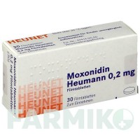 МОКСОНІДИН (MOXONIDIN) 0,2 мг таблетки 30 шт - Моксонідин HEUNET PHARMA