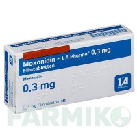 МОКСОНІДИН (MOXONIDIN) 0,3 мг таблетки 30 шт - Моксонідин 1 A PHARMA