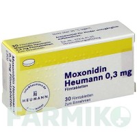 МОКСОНІДИН (MOXONIDIN) 0,3 мг таблетки 30 шт - Моксонідин HEUMANN PHARMA