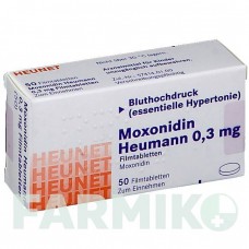 МОКСОНИДИН (MOXONIDIN) 0,3 мг таблетки 50 шт - Моксонидин HEUNET PHARMA
