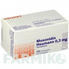 МОКСОНИДИН (MOXONIDIN) 0,3 мг таблетки 100 шт - Моксонидин HEUNET PHARMA