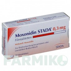 МОКСОНИДИН (MOXONIDIN) 0,3 мг таблетки 30 шт - Моксонидин STADAPHARM