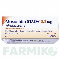 МОКСОНИДИН (MOXONIDIN) 0,3 мг таблетки 50 шт - Моксонидин STADAPHARM