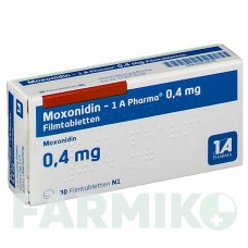 МОКСОНИДИН (MOXONIDIN) 0,4 мг таблетки 30 шт - Моксонидин 1 A PHARMA