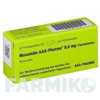 МОКСОНИДИН (MOXONIDIN) 0,4 мг таблетки 30 шт - Моксонидин AAA - PHARMA