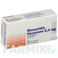 МОКСОНИДИН (MOXONIDIN) 0,4 мг таблетки 30 шт - Моксонидин HEUNET PHARMA