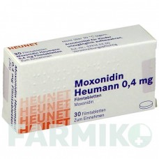 МОКСОНИДИН (MOXONIDIN) 0,4 мг таблетки 30 шт - Моксонидин HEUNET PHARMA