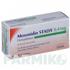 МОКСОНИДИН (MOXONIDIN) 0,4 мг таблетки 50 шт - Моксонидин STADAPHARM