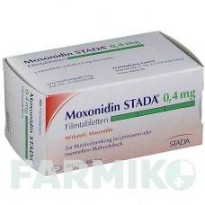 МОКСОНИДИН (MOXONIDIN) 0,4 мг таблетки 100 шт - Моксонидин STADAPHARM