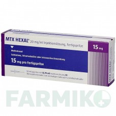 МТКС (MTX) 15 мг ( 20 мг/мл ) раствор 1 шт - Метотрексат HEXAL