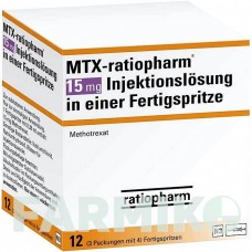 МТКС (MTX) 15 мг раствор 12 шт - Метотрексат RATIOPHARM