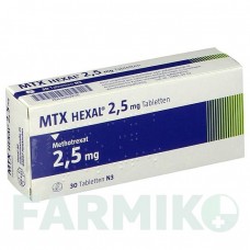 МТКС (MTX) 2,5 мг таблетки 30 шт - Метотрексат HEXAL