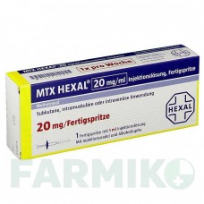 МТКС (MTX) 20 мг ( 20 мг/мл ) раствор 1 шт - Метотрексат HEXAL