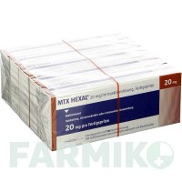 МТКС (MTX) 20 мг ( 20 мг/мл ) розчин 5 шт - Метотрексат HEXAL