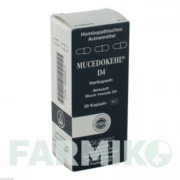 МУЦЕДОКЕЛЬ (MUCEDOKEHL) D 4 капсулы 20 шт - Гомеопатия SANUM-KEHLBECK