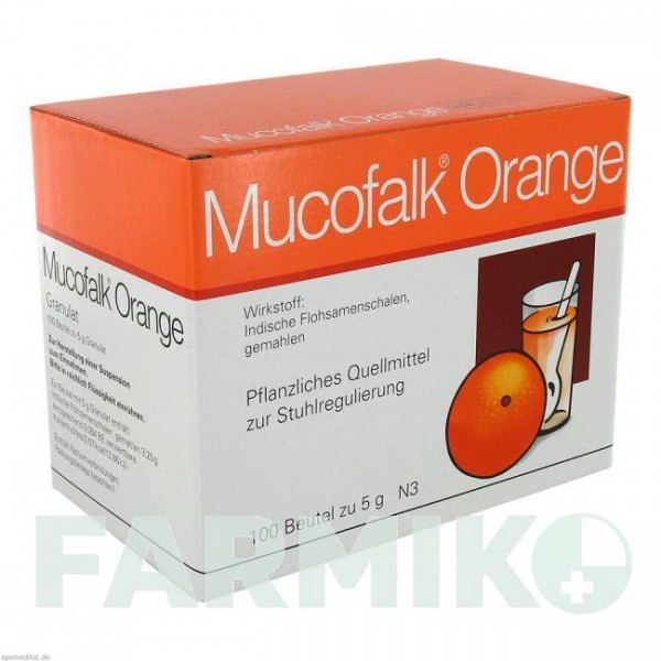 МУКОФАЛЬК (MUCOFALK) гранулы 100 шт - Исфагула (семена подорожника) DR.FALK PHARMA