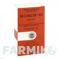 МУКОКЕЛЬ (MUCOKEHL) D 3 суппозитории 10 шт - Гомеопатия SANUM-KEHLBECK