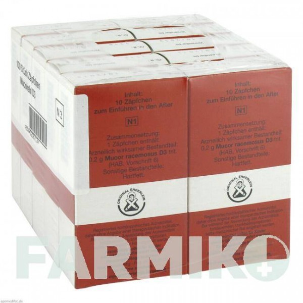 МУКОКЕЛЬ (MUCOKEHL) D 3 супозиторії 10x10 шт - Гомеопатія SANUM-KEHLBECK